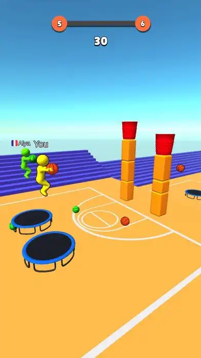 Play Jump Dunk 3D  and enjoy Jump Dunk 3D with UptoPlay