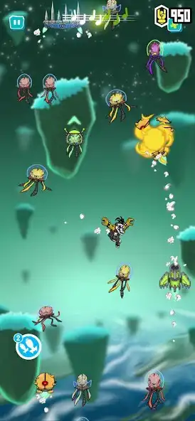 Play Jumping Crock Jellyfish Attack as an online game Jumping Crock Jellyfish Attack with UptoPlay