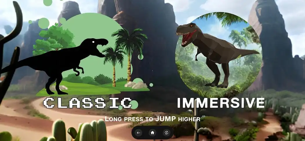 Play Jumping Dinosaur VR  and enjoy Jumping Dinosaur VR with UptoPlay