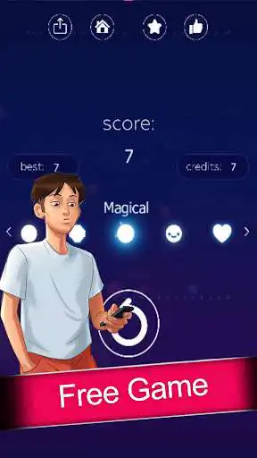 Play Jumping Dot : Free Game as an online game Jumping Dot : Free Game with UptoPlay