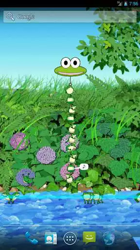 Play APK Jumping frogs - Trial  and enjoy Jumping frogs - Trial with UptoPlay jp.sanninsoft.livewallpaper.jumpingfrogsFree