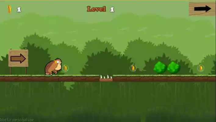 Play jumping Kong Banana