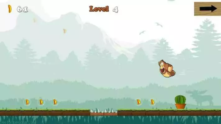 Play jumping Kong Banana