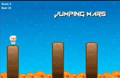 Play Jumping Mars as an online game Jumping Mars with UptoPlay