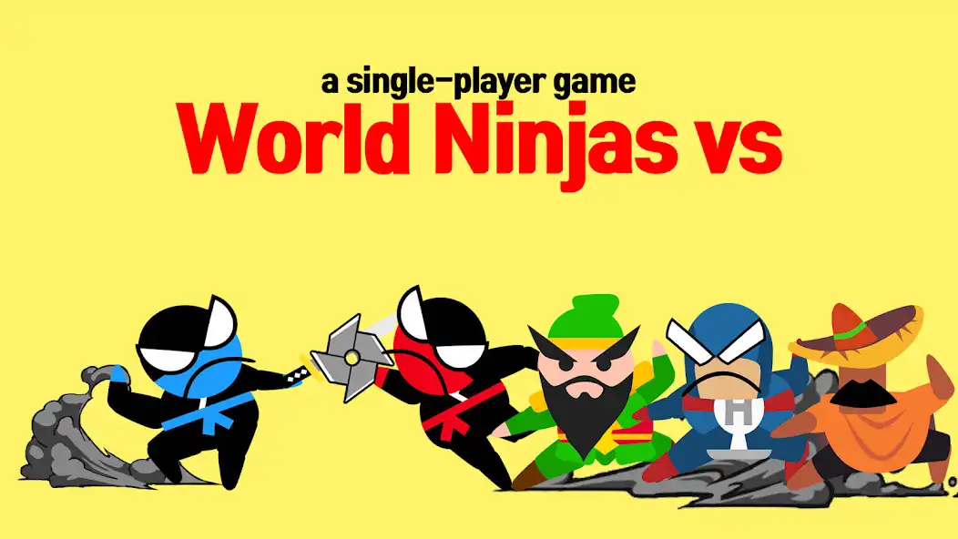 Play Jumping Ninja Battle 2 Player as an online game Jumping Ninja Battle 2 Player with UptoPlay
