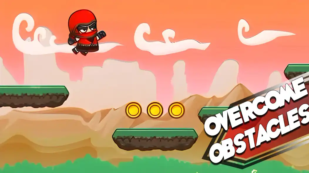 Play Jumping Ninja Endless Run Game as an online game Jumping Ninja Endless Run Game with UptoPlay