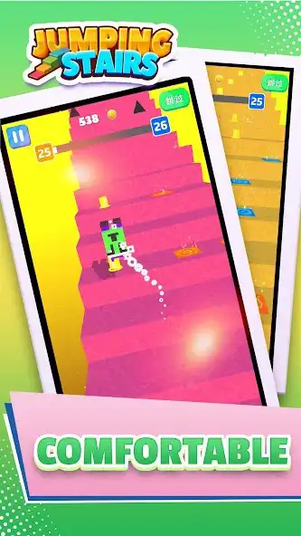 Play Jumping Stairs - Puzzle Game as an online game Jumping Stairs - Puzzle Game with UptoPlay