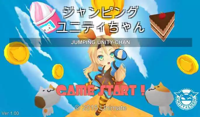 Play JUMPING Unity-Chan