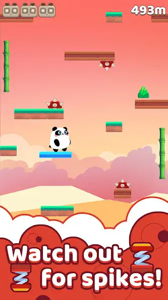 Play Jump Jump Panda as an online game Jump Jump Panda with UptoPlay