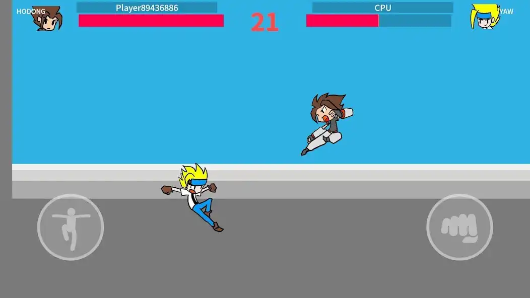 Play JumpKick: Fighters as an online game JumpKick: Fighters with UptoPlay