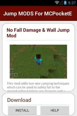 Play Jump MODS For MCPocketE Play Jump MODS For MCPocketE