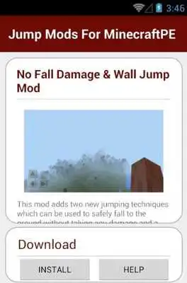 Play Jump Mods For MinecraftPE
