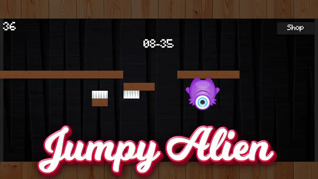 Play Jumpy Alien as an online game Jumpy Alien with UptoPlay