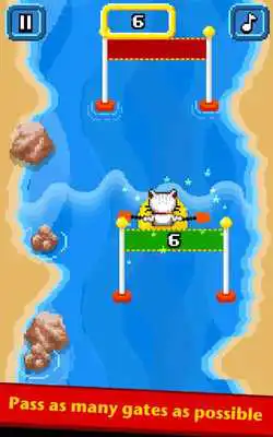 Play Jumpy Cat Rafting Free