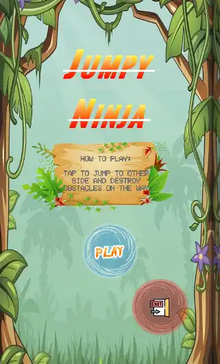 Play Jumpy Ninja as an online game Jumpy Ninja with UptoPlay