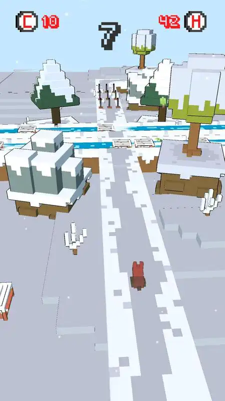 Play Jumpy Pets: Christmas (Arcade endless hopper)