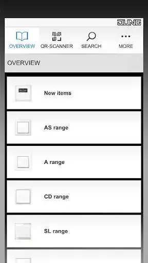 Play JUNG Catalogue + QR Code Scan  and enjoy JUNG Catalogue + QR Code Scan with UptoPlay