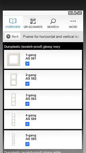 Play JUNG Catalogue + QR Code Scan as an online game JUNG Catalogue + QR Code Scan with UptoPlay