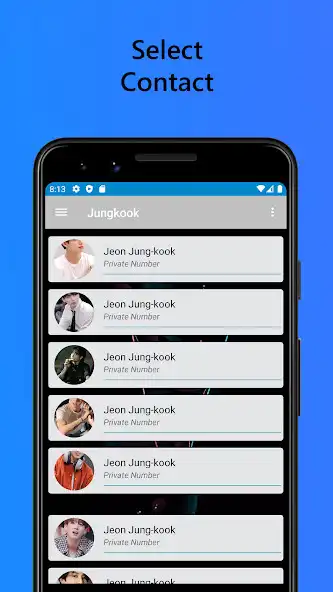 Play Jungkook Btz call and chat  and enjoy Jungkook Btz call and chat with UptoPlay