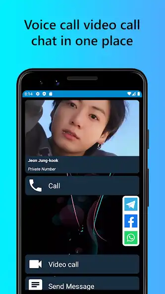 Play Jungkook Btz call and chat as an online game Jungkook Btz call and chat with UptoPlay