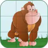 Free play online Jungle Animals Tile puzzle APK