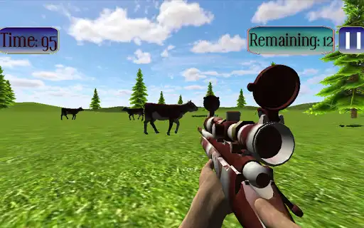 Play Jungle Cow Hunt as an online game Jungle Cow Hunt with UptoPlay
