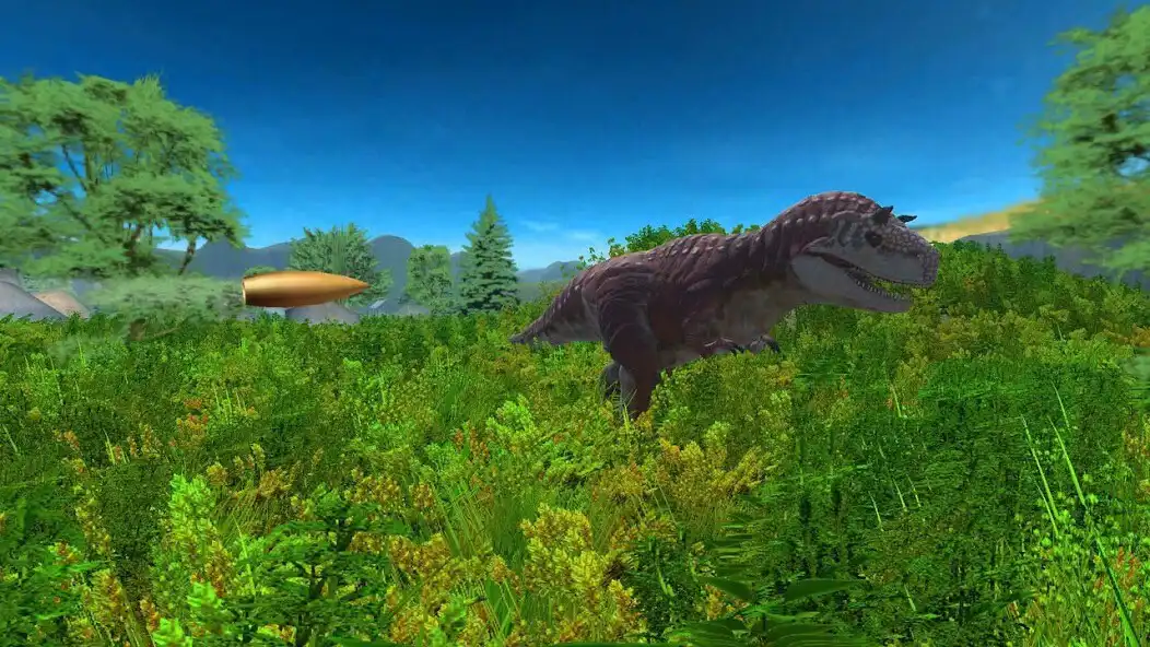 Play Jungle Dinosaur Hunter 3D as an online game Jungle Dinosaur Hunter 3D with UptoPlay