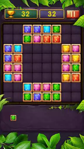 Play Jungle Gem: Jewel Block Puzzle as an online game Jungle Gem: Jewel Block Puzzle with UptoPlay