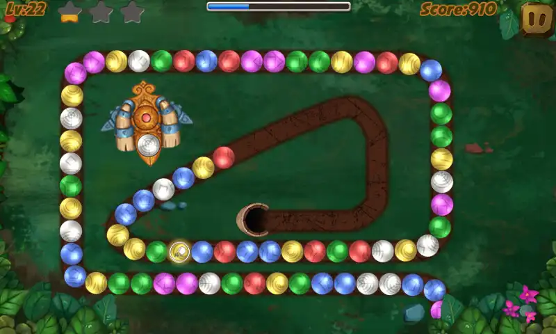 Play Jungle Marble Shooter as an online game Jungle Marble Shooter with UptoPlay