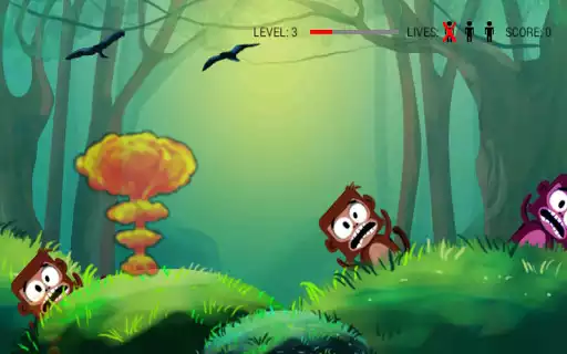 Play Jungle Monkey Hunt as an online game Jungle Monkey Hunt with UptoPlay