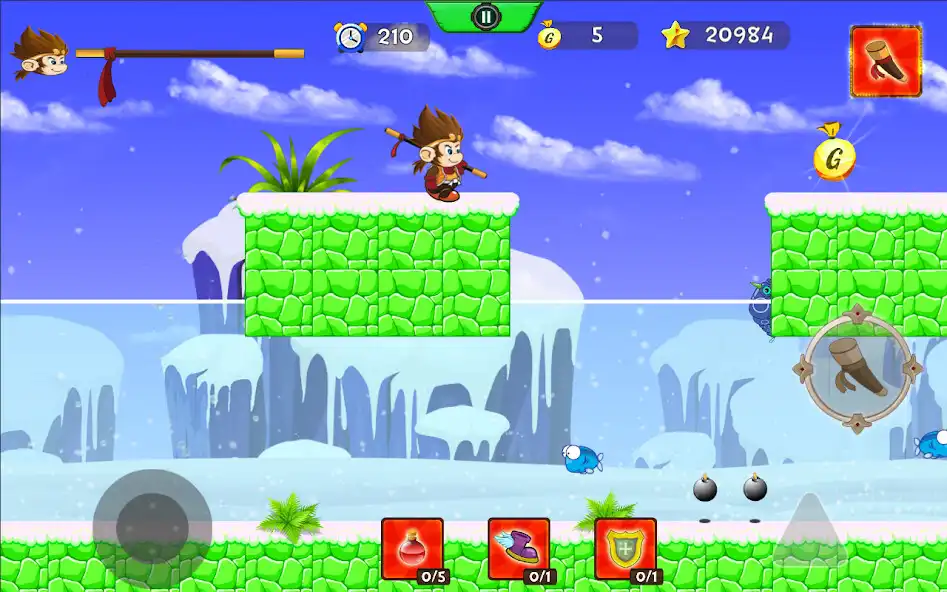 Play Jungle Monk Retro  and enjoy Jungle Monk Retro with UptoPlay