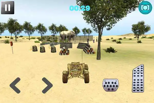 Play Jungle Monster Buggy Parking