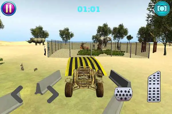 Play Jungle Monster Buggy Parking