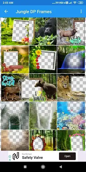 Play Jungle Photo Frames Editor: DP as an online game Jungle Photo Frames Editor: DP with UptoPlay