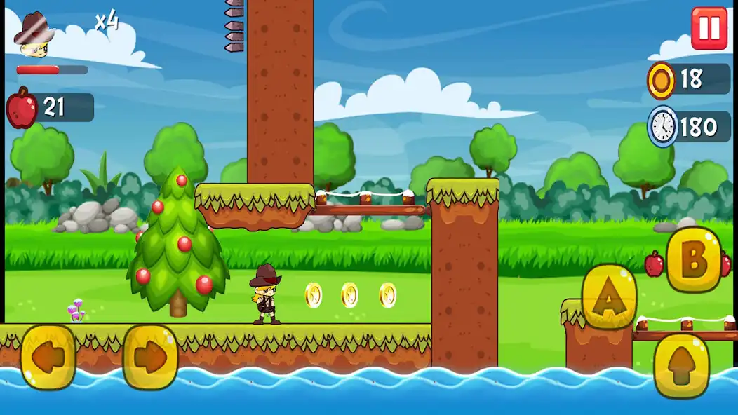 Play Jungle princess-super world adventure run as an online game Jungle princess-super world adventure run with UptoPlay