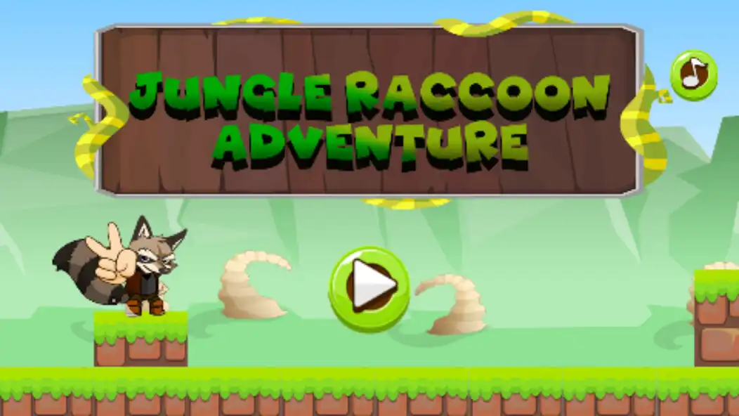 Play jungle raccoon adventure  and enjoy jungle raccoon adventure with UptoPlay