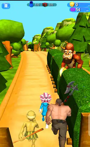 Play Jungle Runner Endless 2021 as an online game Jungle Runner Endless 2021 with UptoPlay
