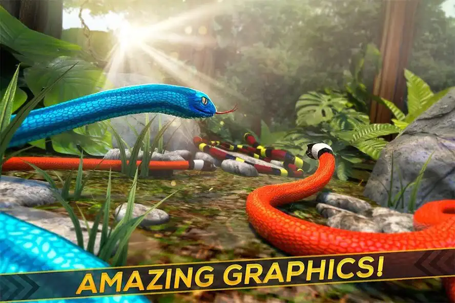 Play Jungle Snake Run: Animal Race as an online game Jungle Snake Run: Animal Race with UptoPlay