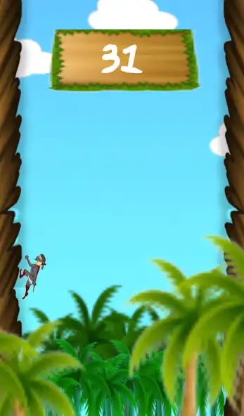 Play Jungle Tarza Jump as an online game Jungle Tarza Jump with UptoPlay