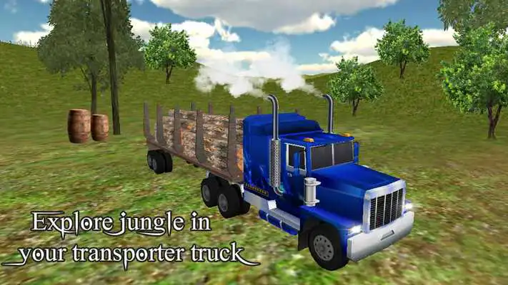 Play Jungle Wood Transporter 2017