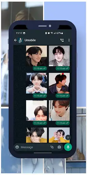 Play Jungwon Animated WASticker as an online game Jungwon Animated WASticker with UptoPlay