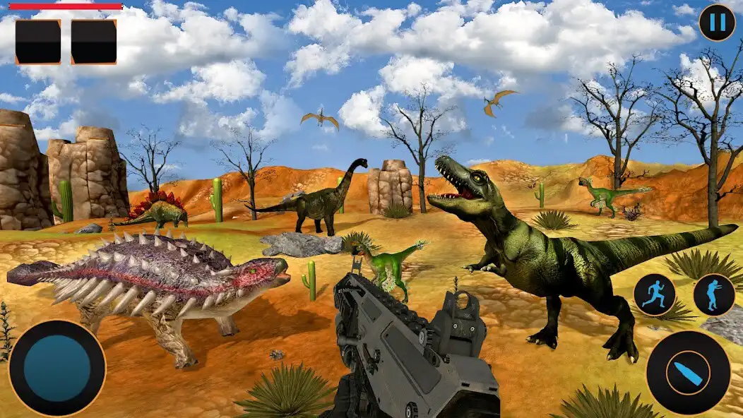 Play Jurassic Animal Haunting Game as an online game Jurassic Animal Haunting Game with UptoPlay