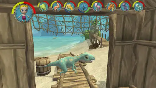 Play Jurassic Dino Kids: Evolution as an online game Jurassic Dino Kids: Evolution with UptoPlay