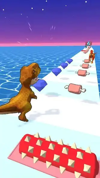 Play Jurassic Dino Run as an online game Jurassic Dino Run with UptoPlay
