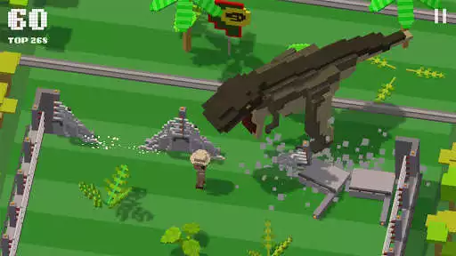 Play Jurassic Hopper: Crossy Dinosaur Shooter Game  and enjoy Jurassic Hopper: Crossy Dinosaur Shooter Game with UptoPlay