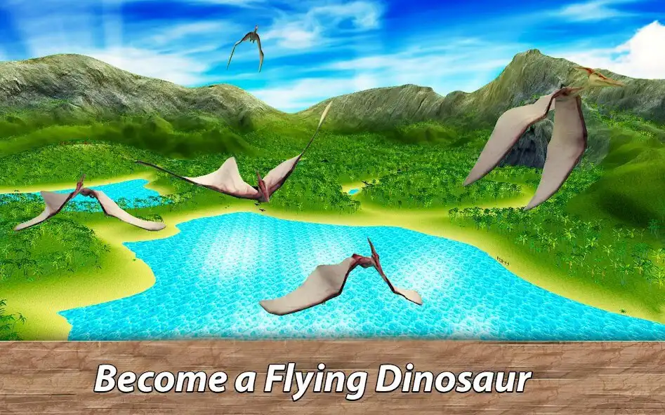 Play Jurassic Pterodactyl Simulator - be a flying dino!  and enjoy Jurassic Pterodactyl Simulator - be a flying dino! with UptoPlay