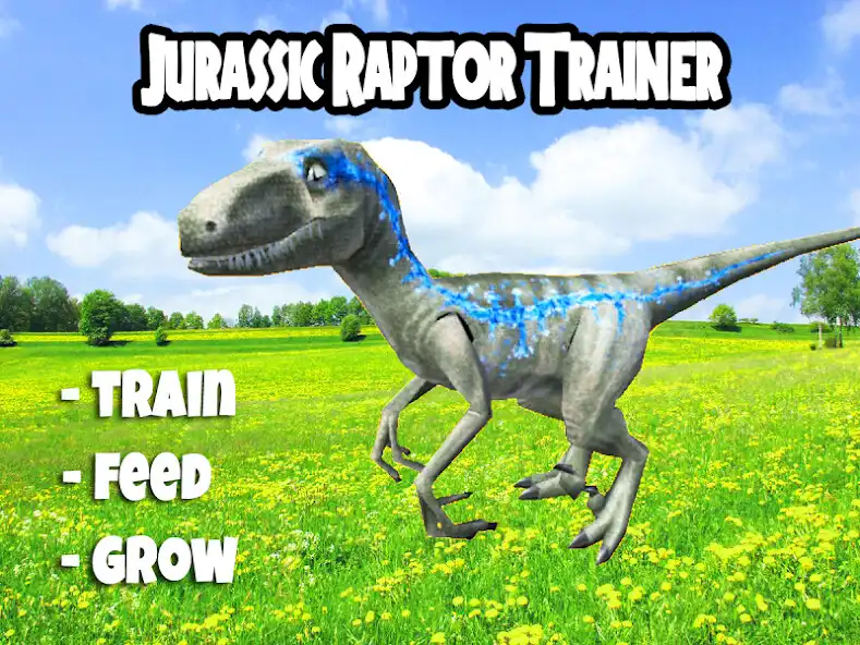 Play Jurassic Raptor Trainer Blue as an online game Jurassic Raptor Trainer Blue with UptoPlay