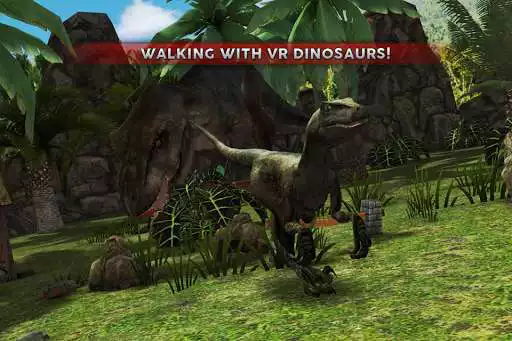 Play Jurassic VR - Dinos for Cardboard Virtual Reality as an online game Jurassic VR - Dinos for Cardboard Virtual Reality with UptoPlay