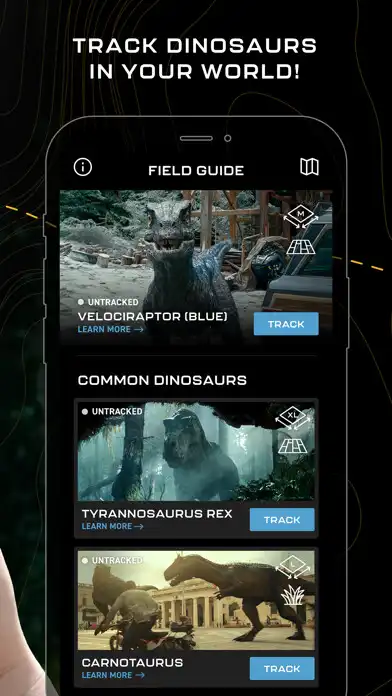 Play Jurassic World Dinotracker AR as an online game Jurassic World Dinotracker AR with UptoPlay