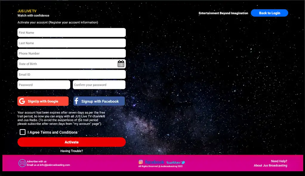 Play JUS Android TV as an online game JUS Android TV with UptoPlay